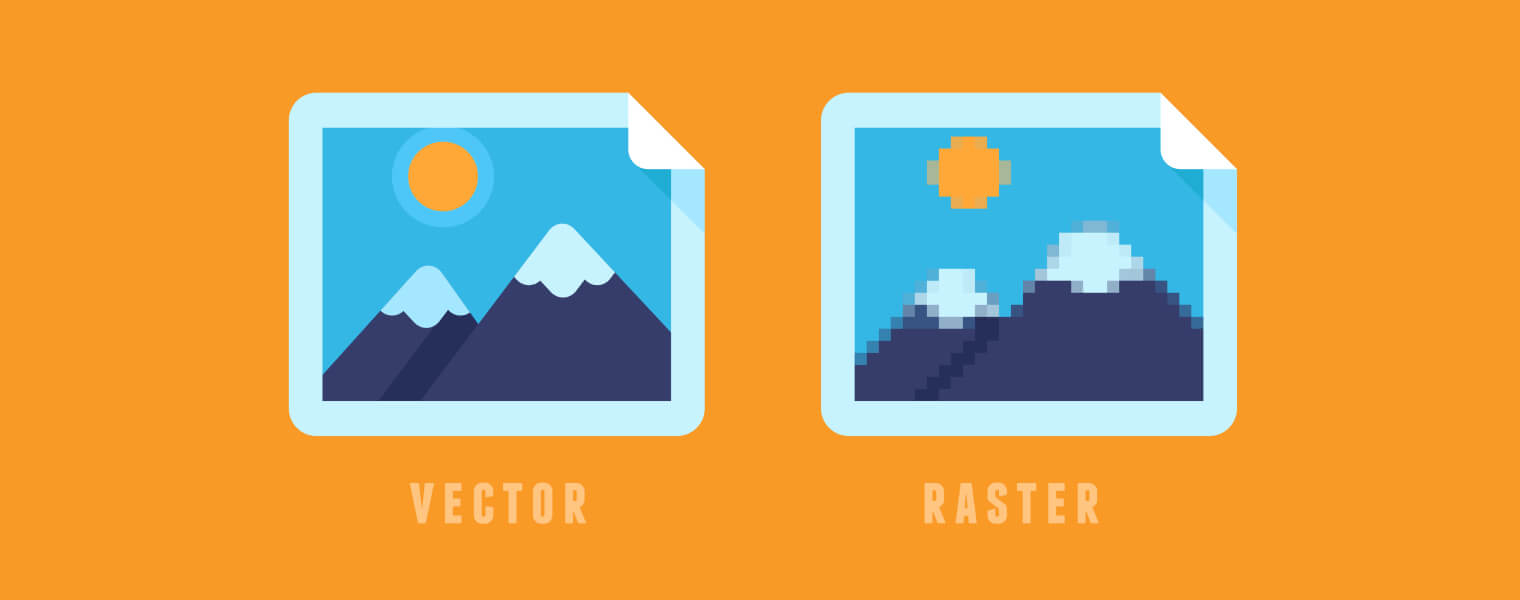 What is the difference between a vector file and a raster file?