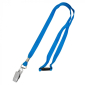 10mm Alligator Clip Stock Lanyards - Blue