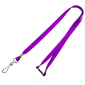 10mm Premium Stock Lanyards - Purple