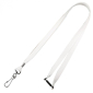 10mm Premium Stock Lanyards - White