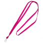 5mm Economy Stock Lanyards - Hot Pink