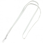 5mm Economy Stock Lanyards - White