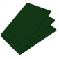 CR80 (86 x 54.8mm) Coloured Plastic Cards - Forest Green