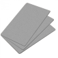 CR80 (86 x 54.8mm) Coloured Plastic Cards - Silver