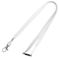 Trigger Clip Premium Stock Lanyards - White