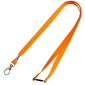 Trigger Clip Premium Stock Lanyards - Orange