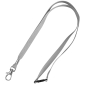 Trigger Clip Premium Stock Lanyards - Grey