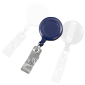 In Stock Badge Reels With Belt Clip - Navy