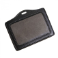 90 x 60mm Landscape PU Leather Holders - Black