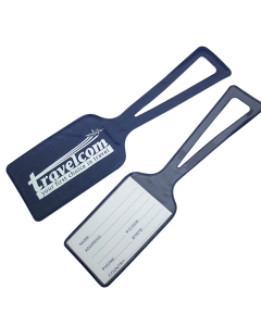 Vinyl Luggage Tag Holder