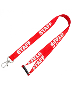 15mm Pre-Printed Staff Lanyards