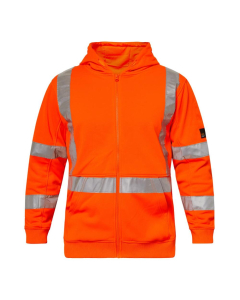 HI VIS HOODIE W/  X-TAPE