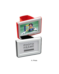 Pen Holder with Photo Grame