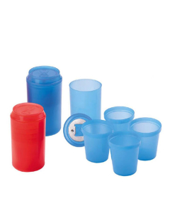 Drinking Bottle with 4pcs Min Cup Inside with Bottle Opener