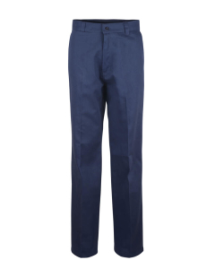 FLAT FRONT COTTON TROUSER LONG