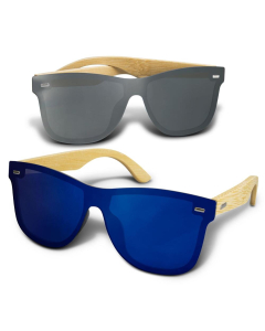 Ryder Mirror Lens Sunglasses - Bamboo