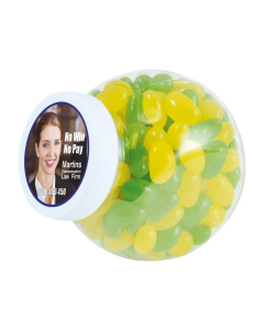 Corporate Colour Mini Jelly Beans in Container