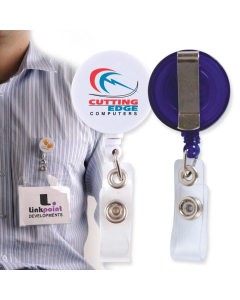 Corfu Retractable Name Badge Holder