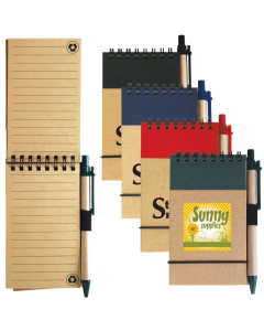 Tradie Cardboard Notebook with Pen