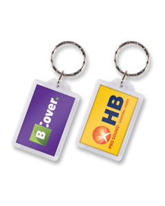 Lens Key Ring - Rectangle