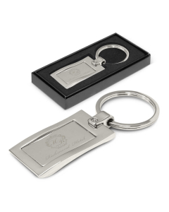 Wave Metal Key Ring