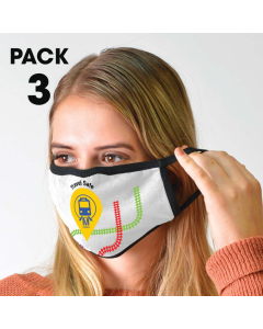 3 Pack - Shield Face Masks