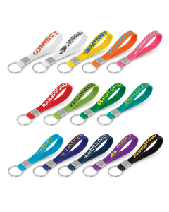 Silicone Key Ring - Embossed