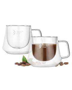 Diamond Glass Coffee Cup