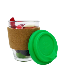 Jelly Party Mix in Cork Band Glass Coffee Cup