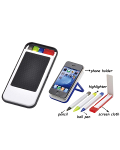 Mobile Holder with Pen Sets and Cloth