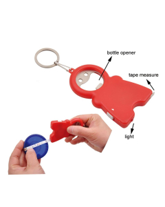 Bottle Opener with Light and Tape Measure