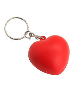 Stress Heart Key Ring