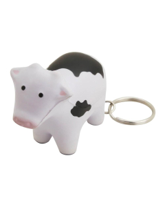 Stress Cow Key Ring