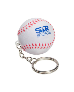 Stress Baseball Key Ring