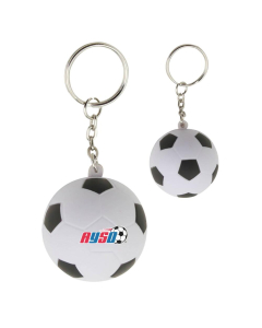 Stress Soccer Ball Key Ring