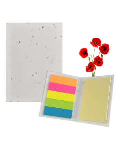 Corn Poppy Seed Sticky Note Pad