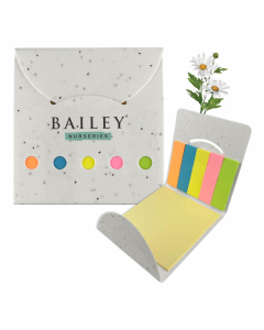 Daisy Seed Sticky Note Pad