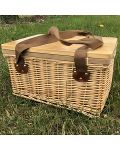 Gold Coast Wicker Picnic Cooler Basket(square)