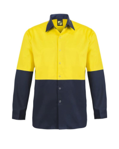 L/S TWO TONE HI VIS SHIRT STUD