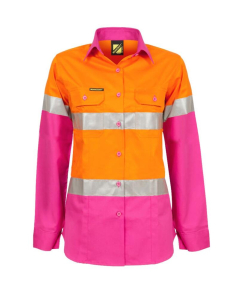 LADIES HI VIS 2 TONE SHIRT CSR