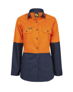 LADIES HI VIS 2 TONE SHIRT