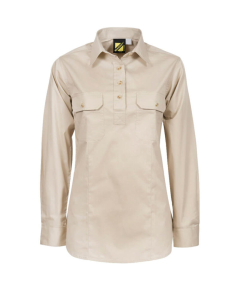 LADIES HALF PLACKET SHIRT