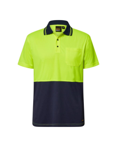 HI VIS TWO TONE SS POLO POCKET