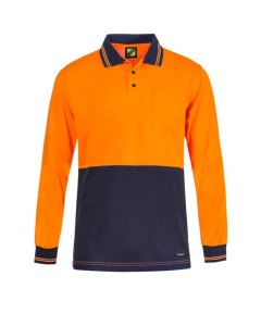 HI VIS LIGHT WEIGHT LS POLO