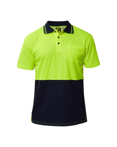 HI VIS TWO TONE SS POLO CB