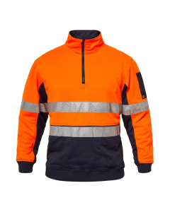 HI VIS 1/2 ZIP PULLOVER TAPE