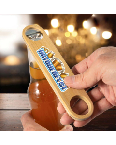 Cyborg Bamboo Bottle Opener