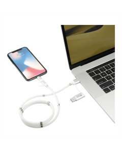 Whirl 5-in-1 Charging Cable with Magnetic Wrap