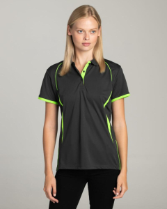 Ladies Explorer Grey/Lime Polo