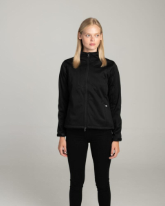 Ladies Softshell Black Jacket